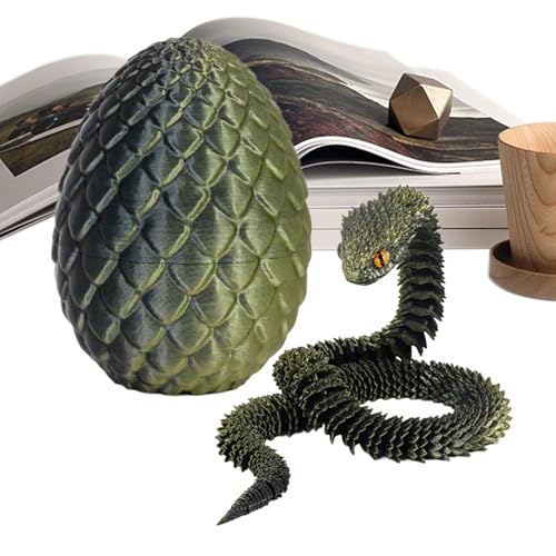 3D Printed Fidget Toy Snake, Articulated Flexible Snake Egg Toy, Articular Mobility 3D Printed Snake for Adults and Kids, Fun Birthday and, Stress Relief Fidget Toy 3D Printed Fidget Toy Snake, Articulated Flexible Snake Egg Toy, Articular Mobility 3D Printed Snake for Adults and Kids, Fun Birthday and, Stress Relief Fidget Toy von Wrohto
