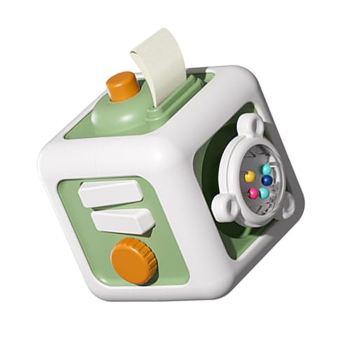 Busy Cube, Kids Sensory Board Toy, Educational Fine Motor Skills Toy, Interactive and Heavy Duty, Ideal for Boys 2+ Years Old for Travel and Learning, Purple/Green Busy Cube, Kids Sensory Board Toy, Educational Fine Motor Skills Toy, Interactive and Heavy Duty, Ideal for Boys 2+ Years Old for Travel and Learning, Purple/Green von Wrohto