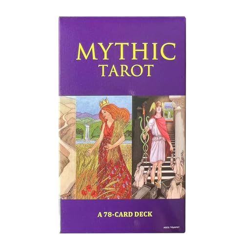 Tarotkarten für Anfänger, 78 Blatt Mythische Tarotkarten für Partyspaß, Anfänger Wahrsagerei, Tarot-Karte in Vollenglisch für Schule, Camping und Teamaktivitäten, 10,3 x 6,0 cm Tarotkarten für Anfänger, 78 Blatt Mythische Tarotkarten für Partyspaß, Anfänger Wahrsagerei, Tarot-Karte in Vollenglisch für Schule, Camping und Teamaktivitäten, 10,3 x 6,0 cm von Wrohto