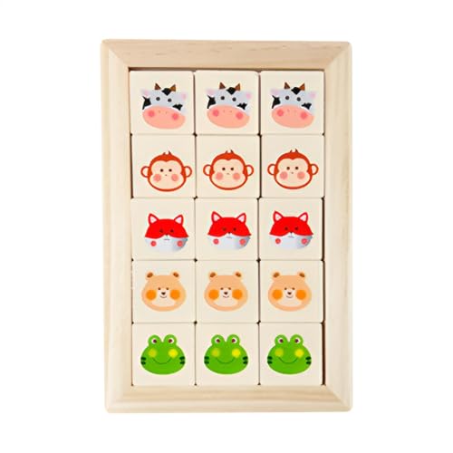 Wrohto Slide-Puzzle-Spiele für Kinder, Slide-Puzzle-Lernspielzeug - Holzpuzzlespiele Schieben Passende Spielzeuge | Lernspielzeug für Vorschulblöcke, Logikspiel für und Kinder Wrohto Slide-Puzzle-Spiele für Kinder, Slide-Puzzle-Lernspielzeug - Holzpuzzlespiele Schieben Passende Spielzeuge | Lernspielzeug für Vorschulblöcke, Logikspiel für und Kinder von Wrohto
