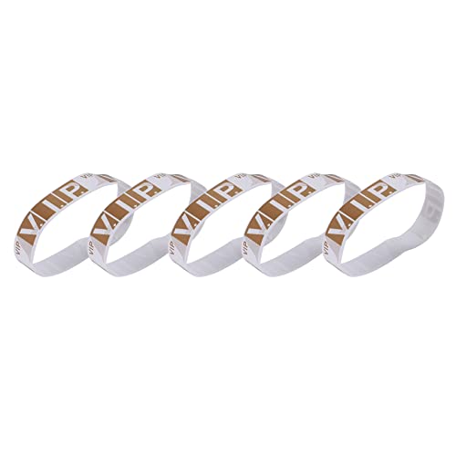 Wrtysully 500 StüCk VIP-ArmbäNder Leichte Event-ArmbäNder Personalisierte Party-ArmbäNder Farbiges Wasserdichtes Armband von Wrtysully