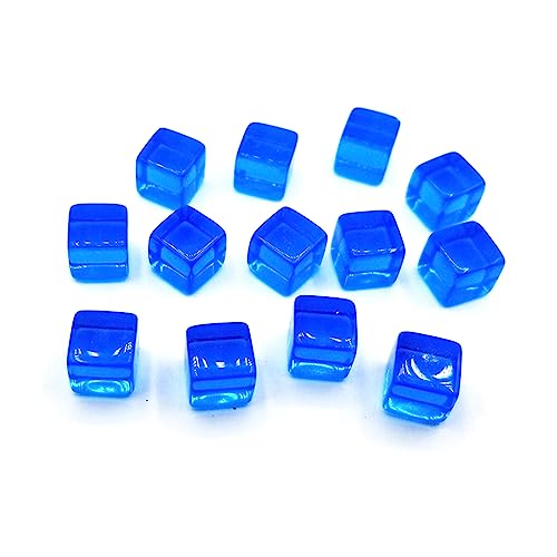 Wsdsgz 200pcs/set Six Sided Acryl Dices Square Corner Blankes Dices Clear Board Game Gravur Farbenfrohe Dices Bildungsspielzeug von Wsdsgz