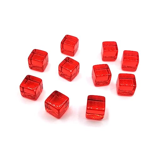 Wsdsgz 200pcs/set Six Sided Acryl Dices Square Corner Blankes Dices Clear Board Game Gravur Farbenfrohe Dices Bildungsspielzeug von Wsdsgz