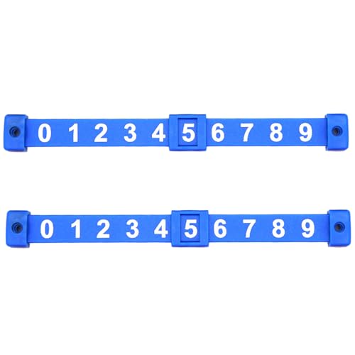 Wsdsgz 2pcs Table Football Counter Plastik Billard Score Board Table Tisch Tor Tor Trefferfußball Zähler Marker Marker von Wsdsgz