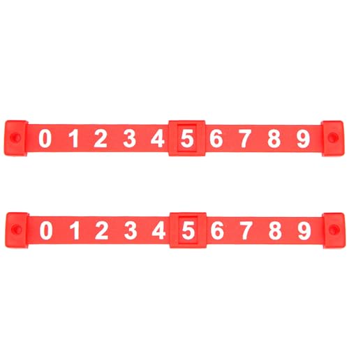 Wsdsgz 2pcs Table Football Counter Plastik Billard Score Board Table Tisch Tor Tor Trefferfußball Zähler Marker Marker von Wsdsgz