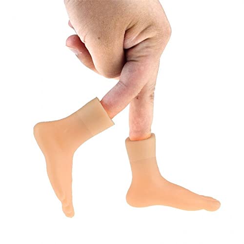 Winzige Füße Fingerpuppen 2pcs Mini Füße Finger Lustige Handpuppe Mini Finger Füße Mit Linker Fuß Und Rechter Fuß von Wudaizhi