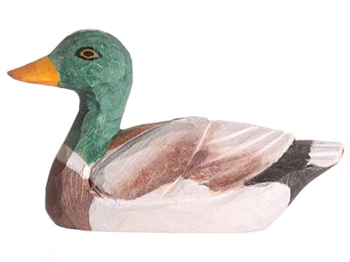 Wudimals - 40602 - Bauernhoftiere, Stockente, Erpel, Ente, Holz, handgeschnitzt, handbemalt, 5cm x 3cm Wudimals - 40602 - Bauernhoftiere, Stockente, Erpel, Ente, Holz, handgeschnitzt, handbemalt, 5cm x 3cm von Wudimals