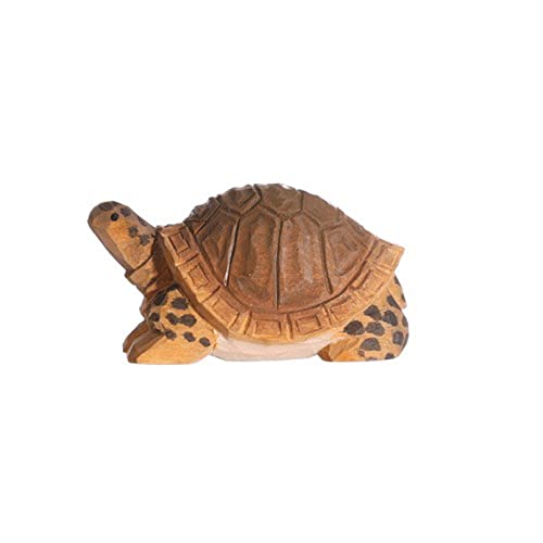Wudimals - 40704 - Schildkröte, Holz, handgeschnitzt, handbemalt, 6cm x 3,5cm Wudimals - 40704 - Schildkröte, Holz, handgeschnitzt, handbemalt, 6cm x 3,5cm von Wudimals