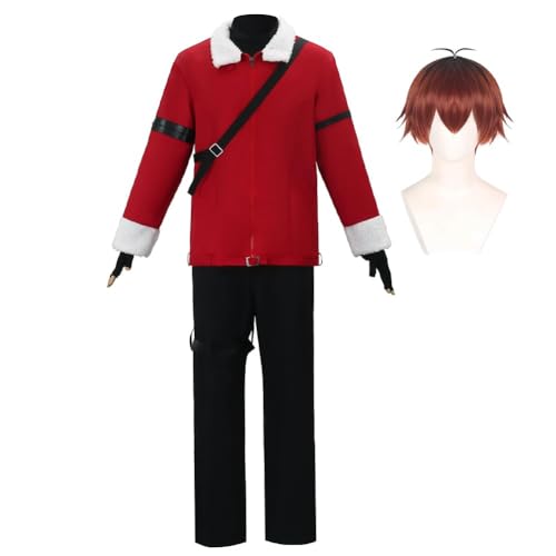 Wulachaka Beyond Journey's End Cosplay Kostüm Frieren/Himmel/Fern/Stark Anime Cosplay Halloween Anime Party Role Play Kostüme Für Erwachsene (G+wig, 3XL) von Wulachaka