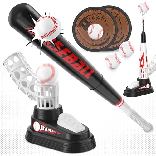 Wupuaait TBall Set für Kinder Kleinkinder 3–5, Wurf- und Fangballspiel, Outdoor-Spielzeug mit festem Tee-Ballständer, Baseball-Werfer, Softbälle und Anfänger-Handschuh, Sport-Spielzeug, Geschenkidee Wupuaait TBall Set für Kinder Kleinkinder 3–5, Wurf- und Fangballspiel, Outdoor-Spielzeug mit festem Tee-Ballständer, Baseball-Werfer, Softbälle und Anfänger-Handschuh, Sport-Spielzeug, Geschenkidee von Wupuaait