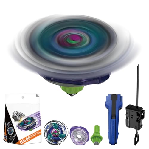 Kämpfe Top Spinnings Gyro Toy Set, 3D Arenas Fusion kampfkreisel Mit Battling Top Launcher, Interactive Gyro Toy mit Startgerät, Spaß für Kinder für die Playtime Adventures Outdoor Stadium von Wusideday