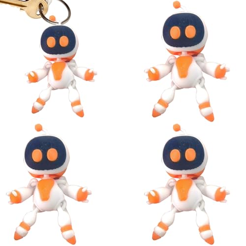 Wusideday 4 Pack 3D Gedruckter Astronautspielzeug, 3D Gedruckter Artikulierter Astronaut Skulpturenspielzeug, Weltraumthema Dekors, Desktop Ornamente Mit Beweglichen Fugen Wusideday 4 Pack 3D Gedruckter Astronautspielzeug, 3D Gedruckter Artikulierter Astronaut Skulpturenspielzeug, Weltraumthema Dekors, Desktop Ornamente Mit Beweglichen Fugen von Wusideday