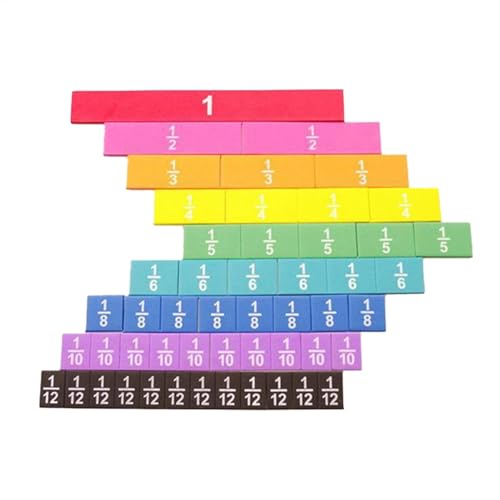 Wusideday Fraction Puzzle Spiele, Mathematikunterrichtsfraktionsstreifen, Fraktionsmanipulative, Farbenfrohe Fraktionsstreifen, M-ontessori -Mathematikmaterialien, Homeschool Vorräte Wusideday Fraction Puzzle Spiele, Mathematikunterrichtsfraktionsstreifen, Fraktionsmanipulative, Farbenfrohe Fraktionsstreifen, M-ontessori -Mathematikmaterialien, Homeschool Vorräte von Wusideday