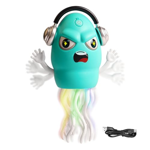 Wusideday Tanzender Oktopus Baby Spielzeug - Krabbelnder Hindernisausweich Tintenfisch,Wiederaufladbares Oktamusik Spielzeug Mit Licht Für Kinder Geburtstag Weihnachten Krabbelspielzeug Babybett von Wusideday