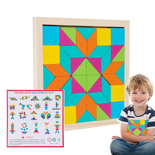 Wuyooprt Blocks Puzzle-Spiel | Lustiges Tangram-Puzzle aus Holz,Kinderpuzzle-Spielzeug für Kinder, Teenager, Mädchen, Kleinkinder für Reisen, Heimschule Wuyooprt Blocks Puzzle-Spiel | Lustiges Tangram-Puzzle aus Holz,Kinderpuzzle-Spielzeug für Kinder, Teenager, Mädchen, Kleinkinder für Reisen, Heimschule von Wuyooprt