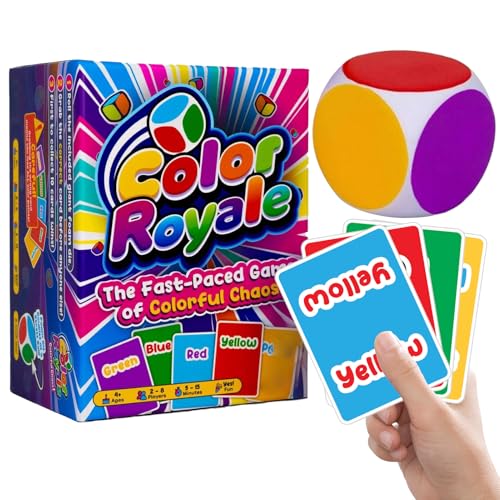 Wuyooprt Kartenspiel Für Tisch | Schnelles Papierkartenspiel | Herausforderndes Mehrspieler Farbanpassungsspiel | Für Schüler Erwachsene Teens Reise Camping von Wuyooprt