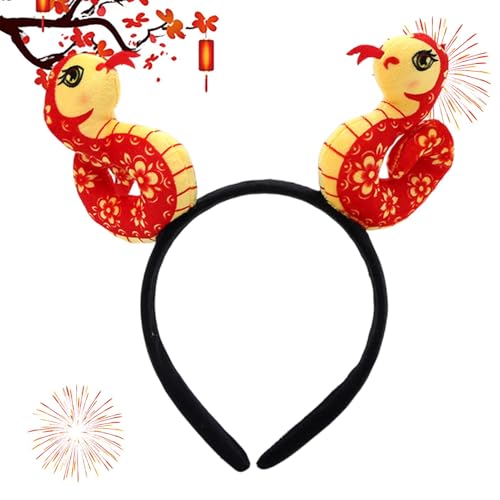 Wuyooprt Neujahrsschlangen-Stirnband, niedlicher Festival-Haarreifen – Schlangen-Haarreif Haarschmuck für Frauen und Mädchen, Neujahrsbedarf Wuyooprt Neujahrsschlangen-Stirnband, niedlicher Festival-Haarreifen – Schlangen-Haarreif Haarschmuck für Frauen und Mädchen, Neujahrsbedarf von Wuyooprt
