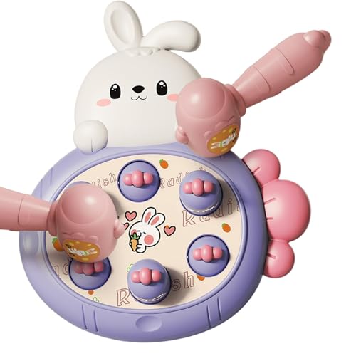 Wuyooprt Wack und | Niedliches Rabbit Whack Mole Game Pounding Toy - Interaktives Lernspielzeug mit 2 Hämmern, Hasenspielzeug für/Mädchen ab 3 Jahren als Geburtstagsgeschenk Wuyooprt Wack und | Niedliches Rabbit Whack Mole Game Pounding Toy - Interaktives Lernspielzeug mit 2 Hämmern, Hasenspielzeug für/Mädchen ab 3 Jahren als Geburtstagsgeschenk von Wuyooprt