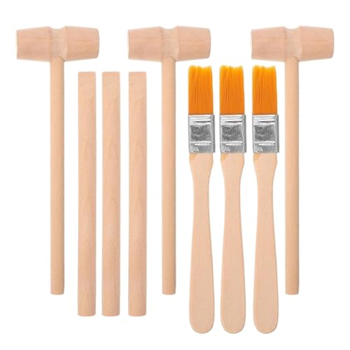 Wuzdy 9 Stück Archäologische Werkzeuge Kinder, Ausgrabungswerkzeug-Set für Kinder, Archäologische Ausgrabungswerkzeuge, Dinosaurier-Grabwerkzeuge, Kleiner Pinsel Meißelhammer, Rollenspielset Wuzdy 9 Stück Archäologische Werkzeuge Kinder, Ausgrabungswerkzeug-Set für Kinder, Archäologische Ausgrabungswerkzeuge, Dinosaurier-Grabwerkzeuge, Kleiner Pinsel Meißelhammer, Rollenspielset von Wuzdy
