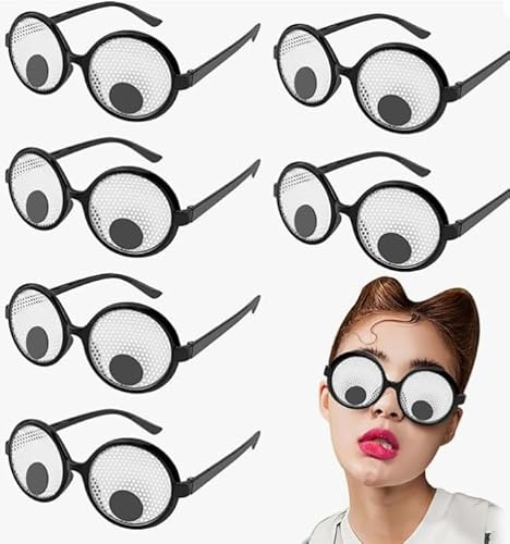 Wvu & Wvo 6PCS Lustige Brillen, Schüttelt Augen Party Brille,für Foto Requisiten, Neuartige Sonnenbrillen Amüsante Brillen, Kostümzubehör, Cosplay, Erwachsene Kinder Party Wvu & Wvo 6PCS Lustige Brillen, Schüttelt Augen Party Brille,für Foto Requisiten, Neuartige Sonnenbrillen Amüsante Brillen, Kostümzubehör, Cosplay, Erwachsene Kinder Party von Wvu & Wvo