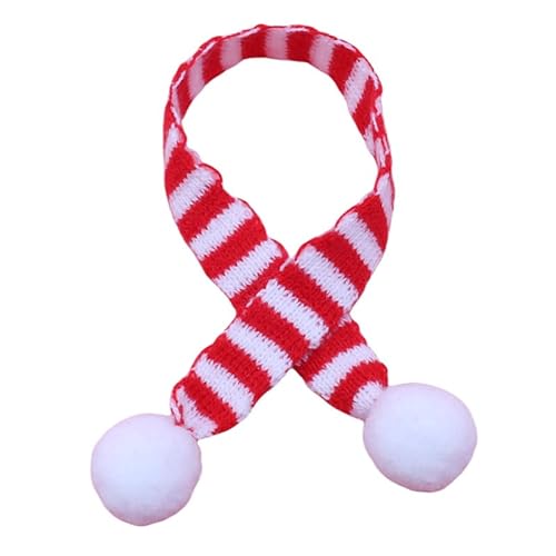 Wvxilyr 18 Stück Mini-Weihnachtsmützen und Mini-Schärchen, Hut mit Schnuller, Flaschenverschluss, dekorativer Hut mit Schal, für Weihnachten, Partys und Aktivitäten, festliche Dekoration aus Strick von Wvxilyr