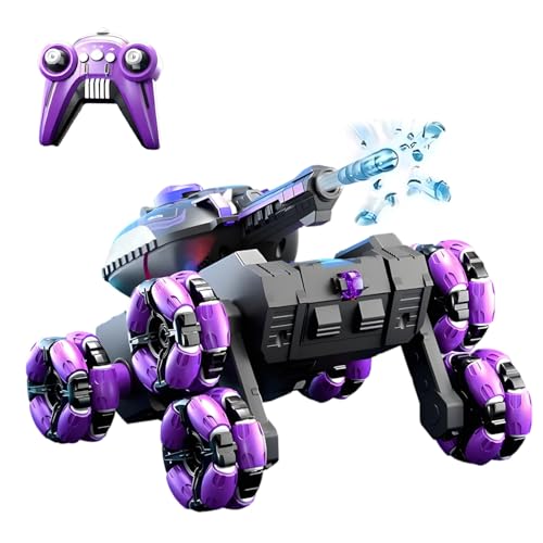 WwuHua Ferngesteuerter Sechsrädriger Panzer - Transformierbar für die Schlacht, Stuntcar mit Sechsradantrieb und Fernbedienung, RC Drift Auto mit LED & Musik, Auto Spielzeug Geschenk für Jungen 6-12 WwuHua Ferngesteuerter Sechsrädriger Panzer - Transformierbar für die Schlacht, Stuntcar mit Sechsradantrieb und Fernbedienung, RC Drift Auto mit LED & Musik, Auto Spielzeug Geschenk für Jungen 6-12 von WwuHua