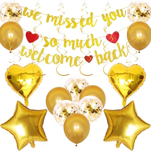 22 Stück Welcome Back Welcome Back Deko Welcome Back Girlande Willkommen Zurück Welcome Girlande Welcome Home Girlande 2 Sterne Ballons 2 Liebe Ballons 5 Flash Ballons 5 Gold Ballons 22 Stück Welcome Back Welcome Back Deko Welcome Back Girlande Willkommen Zurück Welcome Girlande Welcome Home Girlande 2 Sterne Ballons 2 Liebe Ballons 5 Flash Ballons 5 Gold Ballons von Wxgoqrcn