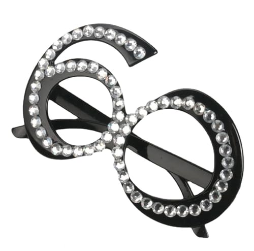 Wxinsheng Geburtstagsbrille,Geburtstag Brille Zum 60,Geburtstagszubehör,Geburtstag Mit Rahmen Aus Strasssteinen Einzigartige Brille,Modische Brille,Unisex für Party dekorationen Jahrestag Wxinsheng Geburtstagsbrille,Geburtstag Brille Zum 60,Geburtstagszubehör,Geburtstag Mit Rahmen Aus Strasssteinen Einzigartige Brille,Modische Brille,Unisex für Party dekorationen Jahrestag von Wxinsheng