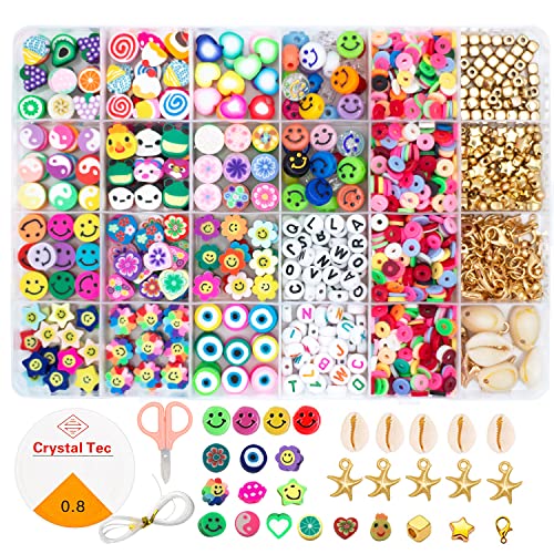 Wybtbm Perlen zum auffädeln Kinder Schmuck Schnurset, DIY Freundschaftsarmbänder Halsketten Kunsthandwerks-Set für Mädchen Kinder,Geburstagsgeschenk Wybtbm Perlen zum auffädeln Kinder Schmuck Schnurset, DIY Freundschaftsarmbänder Halsketten Kunsthandwerks-Set für Mädchen Kinder,Geburstagsgeschenk von Wybtbm