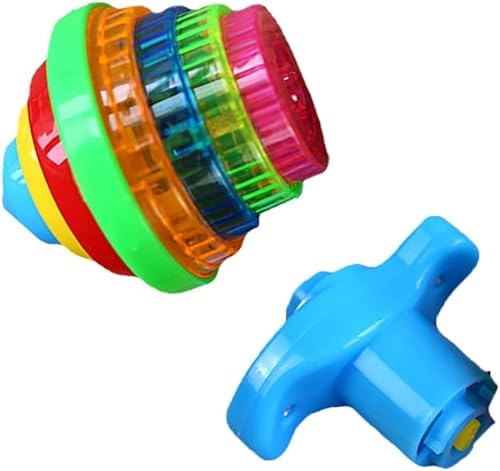 1 x mehrfarbiger Kreisel mit beleuchteten Kreiseln, Kreisel für Geschenke, zufällige Farbe für Kleinkinder 1 x mehrfarbiger Kreisel mit beleuchteten Kreiseln, Kreisel für Geschenke, zufällige Farbe für Kleinkinder von Wyjuan