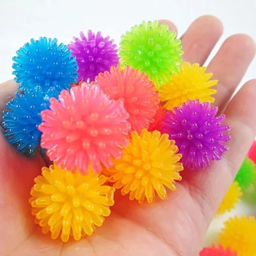 10 Stück mehrfarbige Mini-Heckenbälle, Stachelbälle, stachelig, sensorisches Spiel, weich, sensorisch, lustiges Geburtstagsparty-Gastgeschenk 10 Stück mehrfarbige Mini-Heckenbälle, Stachelbälle, stachelig, sensorisches Spiel, weich, sensorisch, lustiges Geburtstagsparty-Gastgeschenk von Wyjuan