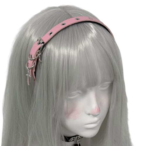 Hot Girl Punk Kreuzt Haare Haop Leder Stirnband Für Cosplay 2000er Mode Unisex Wear Hot Girl Punk Kreuzt Haare Haop Leder Stirnband Für Cosplay 2000er Mode Unisex Wear von Wynrzyj