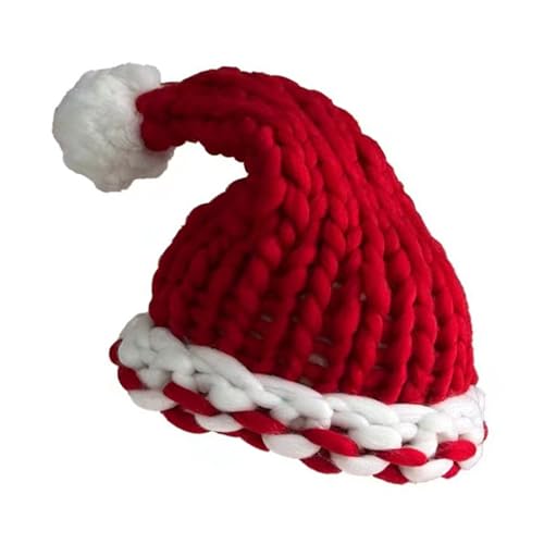 Kabelgestrickte Weihnachts Weihnachtsmütze Für Festival Family Geting Winter Warm Santa Holiday Party Requisiten Kopfbedeckung Weihnachtshut Kabelgestrickte Weihnachts Weihnachtsmütze Für Festival Family Geting Winter Warm Santa Holiday Party Requisiten Kopfbedeckung Weihnachtshut von Wynrzyj