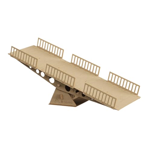 Realistische Gelände Herausforderung Rampen Für Fernbedienungsautoklettern Puzzle Miniatur Holzbrücke Wippe Rampen Set Set Set von Wynrzyj