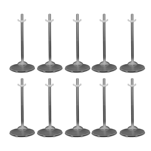 Wynrzyj 10 Seiten Verstellbare Puppenbestände Für 9-11-Zoll Figurenpuppen Für Home Decors Und Einzelhandelsausstellung Organization Tool von Wynrzyj