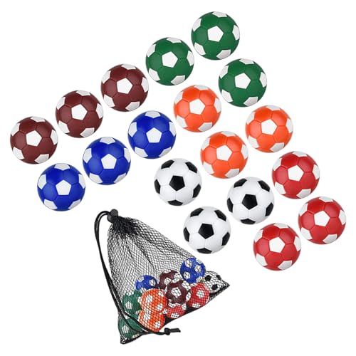 Wynrzyj 18pcs 32mm Tisch Fußball Fußball Ersatzbälle Offizielle Tabletop Game Bälle Offizielle Kleine Tischbälle Bälle von Wynrzyj
