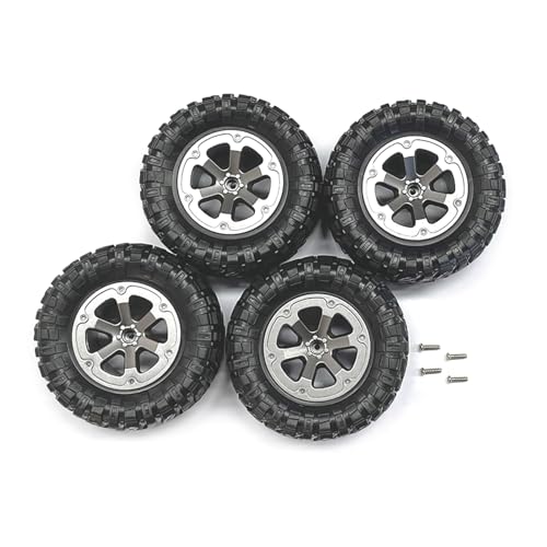 Wynrzyj 4pcs R/c Gummi Perldlock Rad Reifenrad Für Felge All Terrain Kompatibler Hoher Von 1:12 Fernbedienung 4x4WD von Wynrzyj
