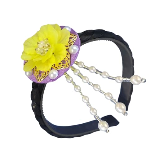 Wynrzyj Buntes Koreanische Hülle Blumenhaarzubehör Für Kinder Und Teenager In Feierlichkeiten Partyversorgungen Outfits von Wynrzyj