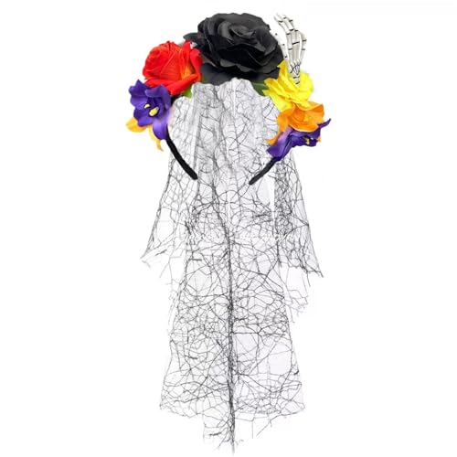 Wynrzyj Dark Series Blumenschädel Schleier Haarband Für Horror Themen Event Und Halloween Rollenspielparty Party Sammeln Fotografie Requisiten Halloween Skull Hairband Mit Schleier Wynrzyj Dark Series Blumenschädel Schleier Haarband Für Horror Themen Event Und Halloween Rollenspielparty Party Sammeln Fotografie Requisiten Halloween Skull Hairband Mit Schleier von Wynrzyj
