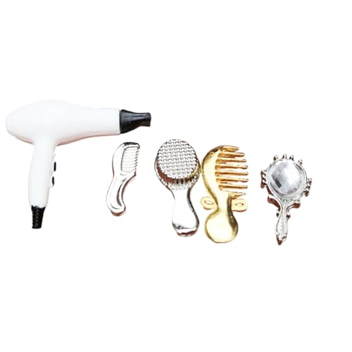 Wynrzyj Doll House Badezimmer Friseur Tool 1/12 Skala Miniaturkamm Haartrockner Set Miniaturzubehör Für Szenendekoration Kinder Sicheres Puppenhaus Haarwerkzeug Wynrzyj Doll House Badezimmer Friseur Tool 1/12 Skala Miniaturkamm Haartrockner Set Miniaturzubehör Für Szenendekoration Kinder Sicheres Puppenhaus Haarwerkzeug von Wynrzyj
