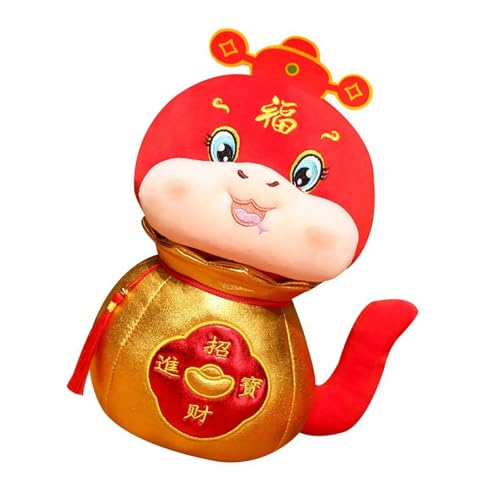 Wynrzyj Gefüllte Schlangenspielzeug Plüsch Green Cartoon Figur Anime Puppen Für Chinesische Neujahr 2025 Spring Festival Wurfkissen von Wynrzyj