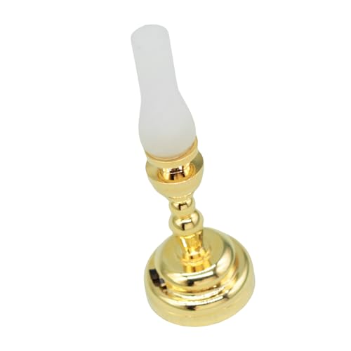 Wynrzyj Lampenschattenmodell Schlafzimmer Tisch Licht Miniatur Möbelmodell Zubehör Rollenspiel Möbel Beleuchtung Spielzeugpuppe Haus von Wynrzyj