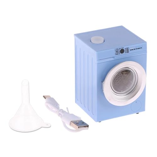 Wynrzyj Miniaturpuppenhäuser Waschmaschine 1 12 Skala Realistic Wash Appliance Tragbares Zubehör Für Dollhouses Waschküche von Wynrzyj