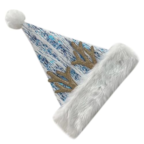 Wynrzyj Pelziger Warmer Weihnachtsmütze Für Erwachsene Unisex Santa Caps Mit Hirschhorn Horn Festival Kostüm Urlaub Dekoration Alle Alterswiederheiliges Accessoire Wynrzyj Pelziger Warmer Weihnachtsmütze Für Erwachsene Unisex Santa Caps Mit Hirschhorn Horn Festival Kostüm Urlaub Dekoration Alle Alterswiederheiliges Accessoire von Wynrzyj