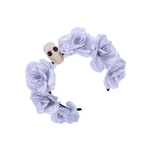 Wynrzyj Schädelkristall Stirnbänder Mädchen Schädel Kopfbedeckung Kristallblume Maskeraden Halloween Braut Schädel Schädelparty Wynrzyj Schädelkristall Stirnbänder Mädchen Schädel Kopfbedeckung Kristallblume Maskeraden Halloween Braut Schädel Schädelparty von Wynrzyj