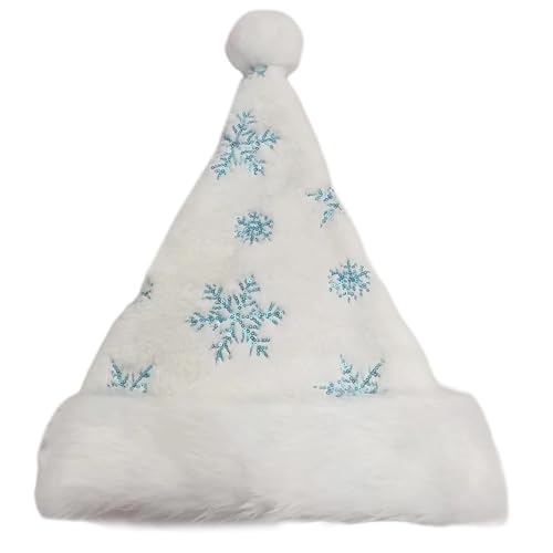 Wynrzyj Soft Plüsch Weihnachtshut Einzigartige Schneeflocke Stickerei Elegant Unisex Für Familienversammlungen Und Geschenke Verstellbarer Wynrzyj Soft Plüsch Weihnachtshut Einzigartige Schneeflocke Stickerei Elegant Unisex Für Familienversammlungen Und Geschenke Verstellbarer von Wynrzyj