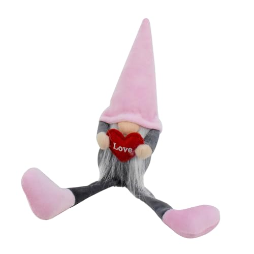 Wynrzyj Valentinstag Gnomes Halten Herzgeschenk In Hand Puppen Für Frau Ehemann Ehepaar Freundin Festival von Wynrzyj