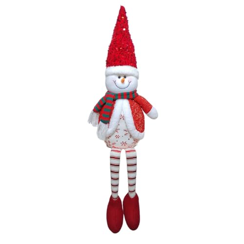 Wynrzyj Weihnachten Charakter Gefülltes Spielzeug Weiche Plüsch Weihnachtsmann Rentier Schneemann Desktop Orament Für Tischmantelle Dekoration Sitzt Weihnachtsmann Snowman Rentier Plüsch von Wynrzyj