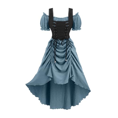 Renaissance Elfen Kostüme Kleid Halloween Kostüm Damen Mittelalter Kleid Mit Puffärmeln Karneval Halloween Cosplay Gothic Retro Steampunk Kleider Renaissance Elfen Kostüme Kleid Halloween Kostüm Damen Mittelalter Kleid Mit Puffärmeln Karneval Halloween Cosplay Gothic Retro Steampunk Kleider von Wyongtao