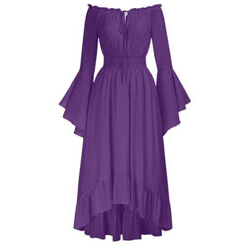 Wyongtao Gothic Kleid Damen Halloween Kostüm Damen Renaissance Kostümkleid Steampunk Kostüm Mittelalter Midirock Viktorianisches Gothic Kleider Halloween Vintage Off-Shoulder Glockenärmeln Kleid Wyongtao Gothic Kleid Damen Halloween Kostüm Damen Renaissance Kostümkleid Steampunk Kostüm Mittelalter Midirock Viktorianisches Gothic Kleider Halloween Vintage Off-Shoulder Glockenärmeln Kleid von Wyongtao